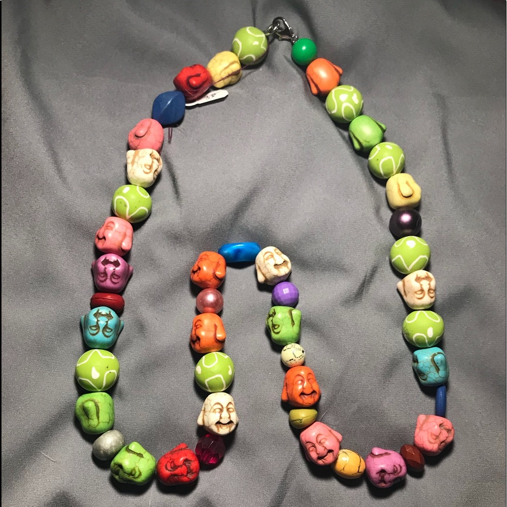 Handmade Buddha necklace! Boho Style!